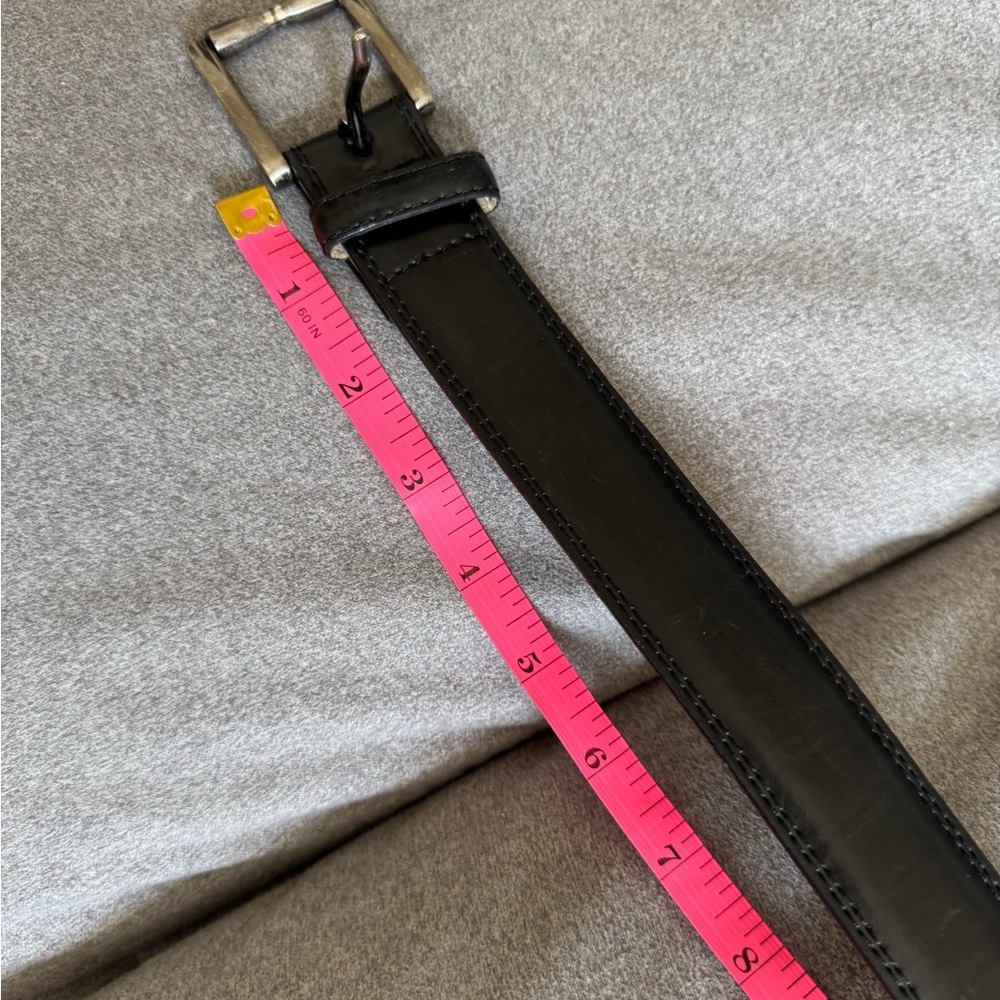 Men's Black Leather Belt